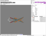 Nichirin Sword V1 Embroidery File 4 size