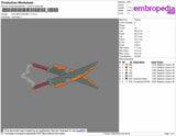 Nichirin Sword V1 Embroidery File 4 size