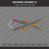 Nichirin Sword V1 Embroidery File 4 size