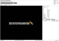 Nickothebarberr Embroidery File 6 sizes