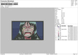 Nico Robin Embroidery File 5 sizes