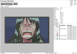 Nico Robin Embroidery File 5 sizes