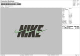 Nike 3 Swoosh Embroidery File 4 size