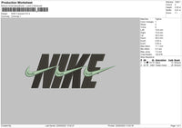 Nike 3 Swoosh Embroidery File 4 size