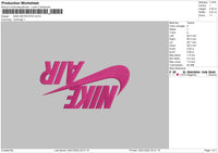 Nike Air Rotate Embroidery File 4 size