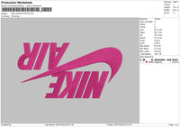 Nike Air Rotate Embroidery File 4 size