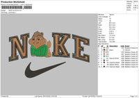 Nike Alvin Embroidery File 6 sizes