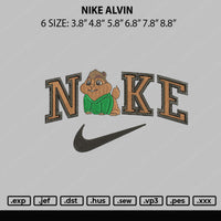 Nike Alvin Embroidery File 6 sizes