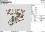 Nike Flag 1012 Embroidery File 6 sizes