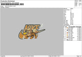 Nike Arcanine V2 Embroidery File 6 sizes
