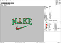 Nike Arthur Embroidery File 4 size