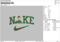 Nike Arthur Embroidery File 4 size