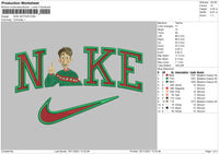Nike Arthur Embroidery File 4 size
