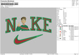 Nike Arthur Embroidery File 4 size
