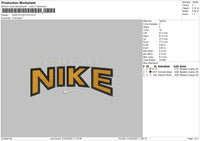 Nike Athletics Embroidery File 4 size