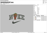 Nike Baby Groot Embroidery File 6 sizes