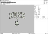 Nike Ballon Bear V2 Embroidery File 4 size