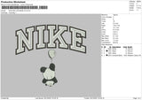 Nike Ballon Bear V2 Embroidery File 4 size