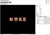 Nike Barca Embroidery File 6 sizes