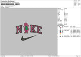 Nike Barney Embroidery File 6 sizes