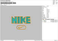 Nike Block V2 Embroider File 6 sizes