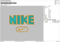 Nike Block V2 Embroider File 6 sizes