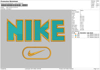 Nike Block V2 Embroider File 6 sizes