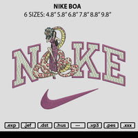 Nike Boa Embroidery File 6 sizes