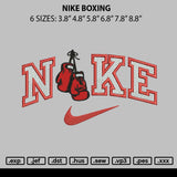 Nike Boxing Embroidery File 6 sizes