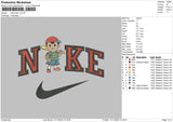 Nike Boy Embroidery File 6 sizes