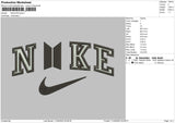 Nike BTS Embroidery File 4 size