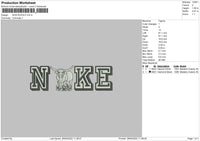 Nike Bufalo Embroidery File 4 size