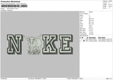 Nike Bufalo Embroidery File 4 size