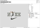 Nike Basket V3 Embroidery File 6 sizes