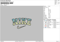 Nike Cake Embroidery File 7 sizes