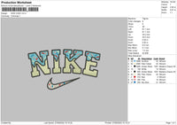Nike Cake Embroidery File 7 sizes