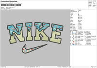 Nike Cake Embroidery File 7 sizes