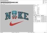 Nike C America V2 Embroidery File 6 sizes