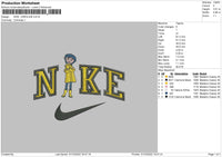 Nike Caroline Embroidery File 6 sizes