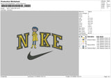 Nike Caroline Embroidery File 6 sizes