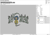 Nike Caroline 2108 Embroidery File 6 sizes