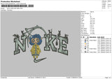 Nike Caroline 2108 Embroidery File 6 sizes