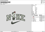 Nike Casper Embroidery File 6 sizes