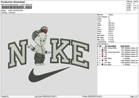 Nike Casper Embroidery File 6 sizes