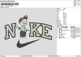 Nike Casper Embroidery File 6 sizes