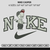 Nike Casper Embroidery File 6 sizes