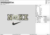 Nike Cat 0807 Embroidery File 6 sizes