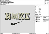 Nike Cat 0807 Embroidery File 6 sizes