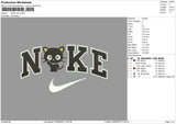 Nike Cat Embroidery File 4 size