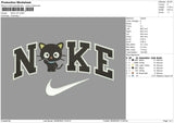 Nike Cat Embroidery File 4 size